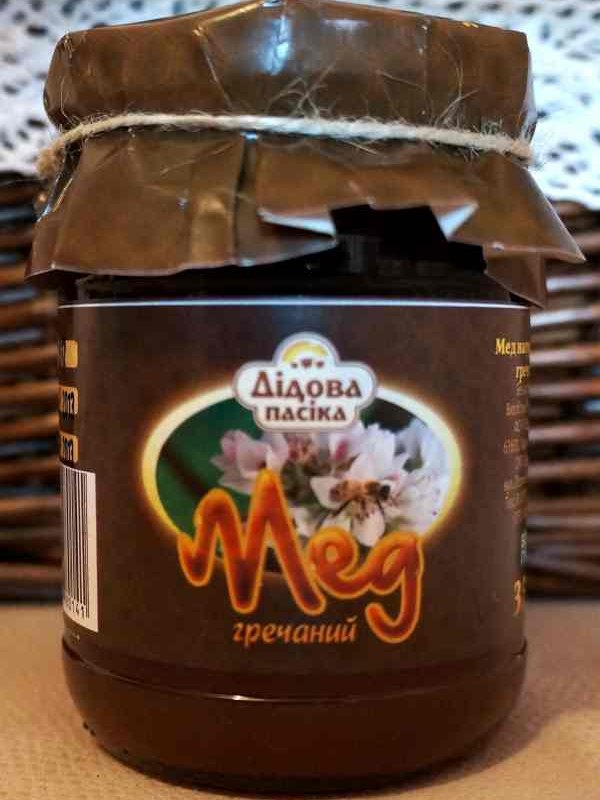 Мед гречневый ТМ Дидова Пасика
